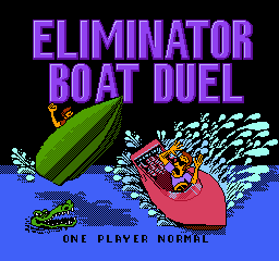 Eliminator Boat Duel Title Screen